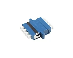 ตัวต่อหัวไฟเบอร์ LC-LC (UPC) Quad SM BLUE