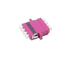 ตัวต่อหัวไฟเบอร์ LC-LC (UPC) Quad MM OM4