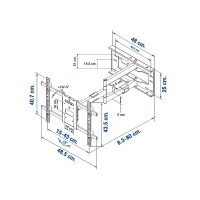 BDEE ขาแขวนทีวี ขนาด 32-65 นิ้ว รุ่น WA-500