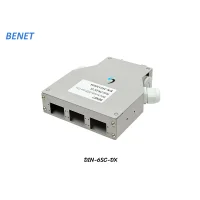 DIN Rail Terminal Box Duplex Indoor 12 Core ไม่รวมตัวต่อ