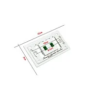 หน้ากากบล็อกไฟเบอร์ 2X4 พร้อมช่องเสียบ SC/APC SX 2 ช่อง