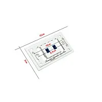 หน้ากากบล็อกไฟเบอร์ 2X4 พร้อมช่องเสียบ SC/UPC 2 ช่อง