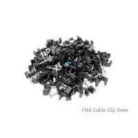 กิ๊บตอกสายไฟเบอร์ออฟติก FTTH Flat Type 1-6 Core