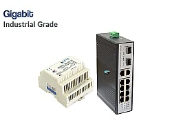 Gigabit IND Switch 10 Port + 2 SFP Uplink + IND Power