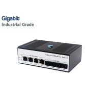 Gigabit Industrial Switch 4 Port Uplink 4 Port (SFP)
