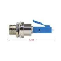 ตัวแปลงหัวไฟเบอร์ FC เมีย To LC ผู้ (UPC) SX SM
