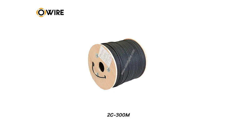 สายไฟเบอร์ออฟติก SM 2 Core FRP, LSZH Flat Type (300M) สายไฟเบอร์ออฟติก SM 2 Core FRP, LSZH Flat Type (300M)