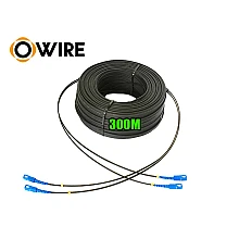สายไฟเบอร์ออฟติก 2 Core SM เข้าหัว SC/UPC ยาว 300 เมตร