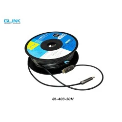 GLINK สาย HDMI ไฟเบอร์ออฟติก 4K@60Hz ยาว 30 เมตร