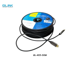 สาย HDMI ไฟเบอร์ออฟติก GLINK 4K@60Hz ยาว 50 เมตร