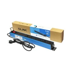 GLINK ปลั๊กไฟ 6 ช่อง สำหรับตู้แร็ค รุ่น GPDU-07B GLINK ปลั๊กไฟ 6 ช่อง สำหรับตู้แร็ค รุ่น GPDU-07B