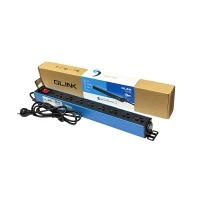 GLINK ปลั๊กไฟ 8 ช่อง สำหรับตู้แร็ค รุ่น GPDU-09B