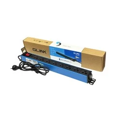 GLINK ปลั๊กไฟ 8 ช่อง สำหรับตู้แร็ค รุ่น GPDU-09B GLINK ปลั๊กไฟ 8 ช่อง สำหรับตู้แร็ค รุ่น GPDU-09B