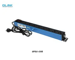GLINK ปลั๊กไฟ 8 ช่อง สำหรับตู้แร็ค รุ่น GPDU-09B