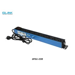 GLINK ปลั๊กไฟ 8 ช่อง สำหรับตู้แร็ค รุ่น GPDU-09B