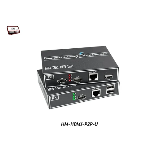 HDMI P2P Extender 1080p + USB ระยะ 150 เมตร