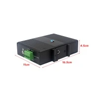 Gigabit Industrial PoE 8 Port + 2GE + 2SC + IND Power