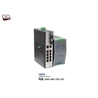 Gigabit Industrial PoE 8 Port + 2GE + 2SC + IND Power