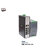 Gigabit Industrial PoE 8 Port + 2GE Uplink + IND Power