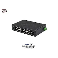 L2 Managed Gigabit IND PoE 16 Port + Uplink 4SFP