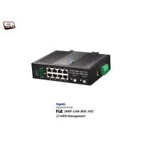 L2 Managed Gigabit IND PoE 8 Port + Uplink 2SC Module