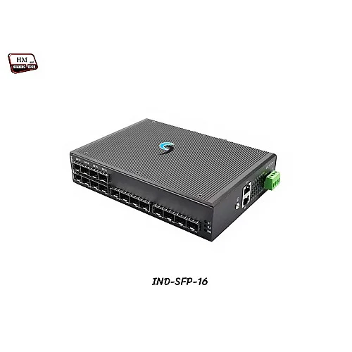 Industrial Gigabit Switch SFP 16 Port + 2RJ45 Uplink