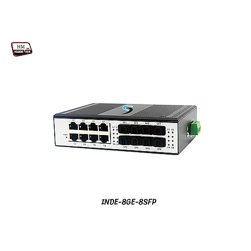Industrial Switch 8-Port Gigabit + 8-Port 1.25G SFP