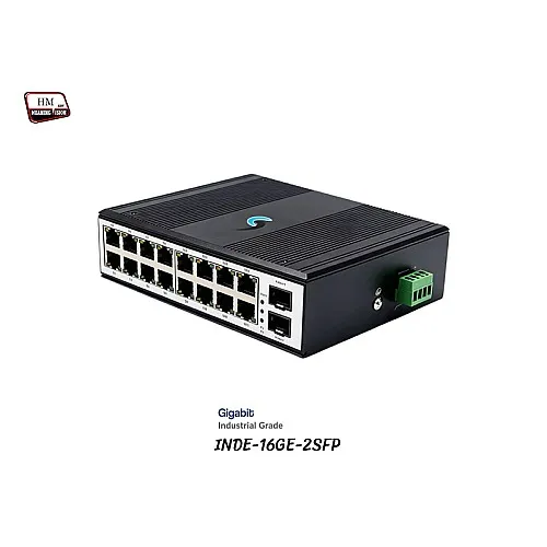 Gigabit Industrial Switch 16 Port + 2SFP Port