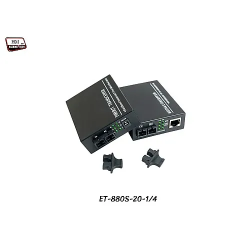 Media Converter 1X4 Port 10/100 Duplex 20KM