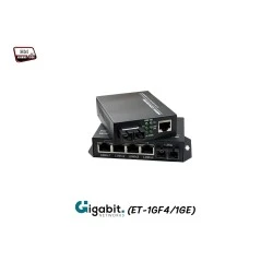 Gigabit Media Converter 1X4 Port SM Duplex 20KM