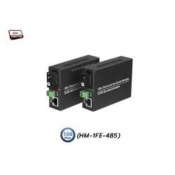 Media Converter 10/100 SM BIDI 20KM + RS485 1CH