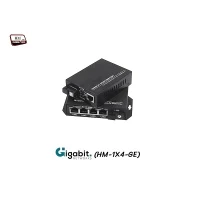 Gigabit Media Converter 1X4 Port SM BIDI 3KM