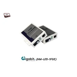 Gigabit Media Converter SM BIDI 3KM สำหรับส่งภาพ LED