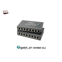 Gigabit Media Converter IN8 OUT8 VLAN Point To Point