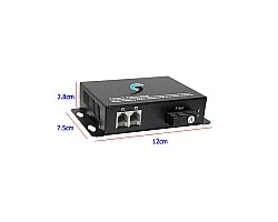 PCM Voice 2 Phone To Fiber Optic