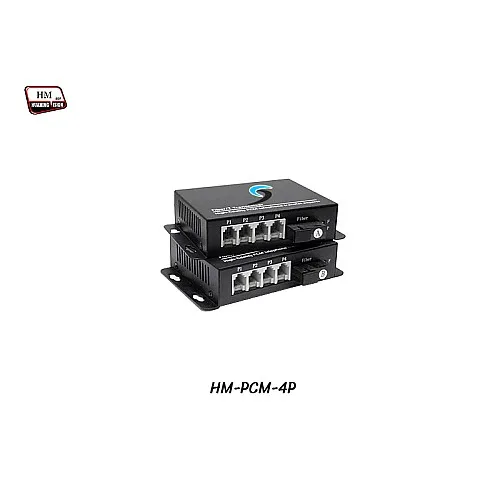 PCM Voice 4 Channel To Fiber Converter