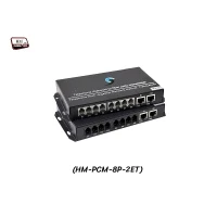 PCM Voice 8 Channel + 2 LAN /100 To Fiber Converter