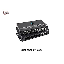 PCM Voice 8 Phone + 2 LAN 10/100 To Fiber Optic