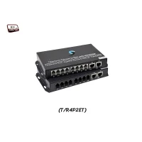 PCM Voice 4 Channel + 2 LAN 10/100 To Fiber Optic