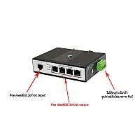 Gigabit Industrial PoE Extender IN1 OUT4