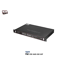 Gigabit PoE Switch 16GE POE + 2GE + 2 SFP (Rack)
