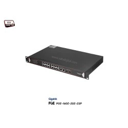Gigabit PoE Switch 16GE POE + 2GE + 2 SFP (Rack)