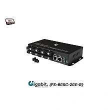 Gigabit Fiber Switch SC (B) 8 Port BIDI 3KM + 2GE