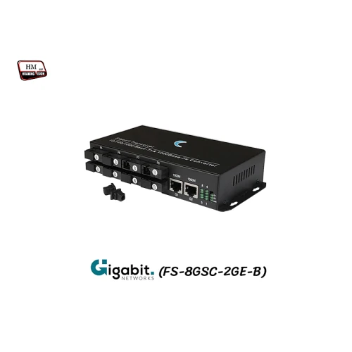 Gigabit Fiber Switch SC (B) 8 Port BIDI 3KM + 2GE
