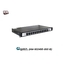 Gigabit Fiber Switch SC (B) 24 Port BIDI 3KM + 2GE