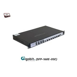 Gigabit FIBER SFP Switch 16 Port + 2 Gigabit Uplink