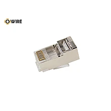 หัวแลน RJ45 FTP CAT6 OWIRE ชุบหนา 50u" 