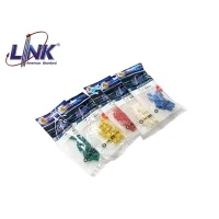 LINK Plug Boots CAT6 สีฟ้า รุ่น US-6624 (10 ชิ้น)