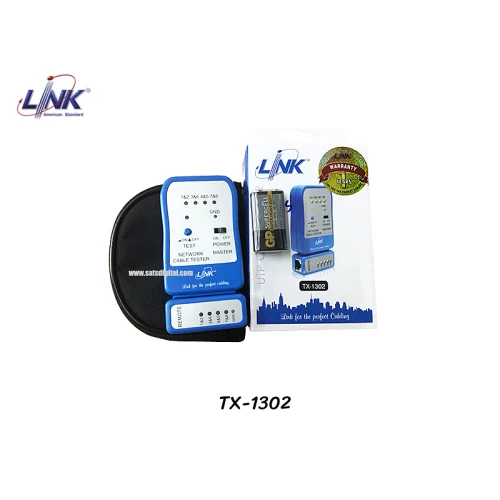 เครื่องเช็คสายแลนและสายโทรศัพท์ LINK รุ่น TX-1302