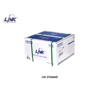 LINK สายแลน CAT6 23AWG มีสลิง รุ่น US-9106MD (305M)